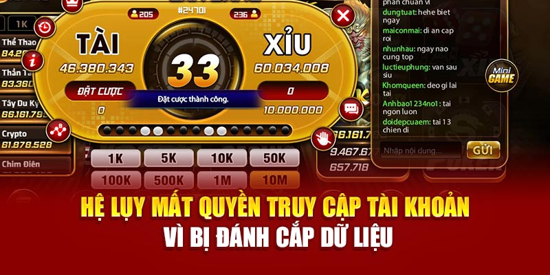 Hệ lụy mất quyền truy cập tài khoản vì bị đánh cắp dữ liệu