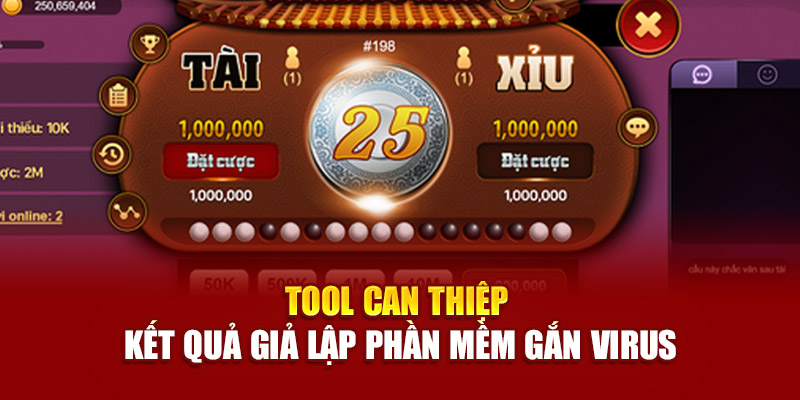 Tool can thiệp kết quả giả lập phần mềm gắn virus